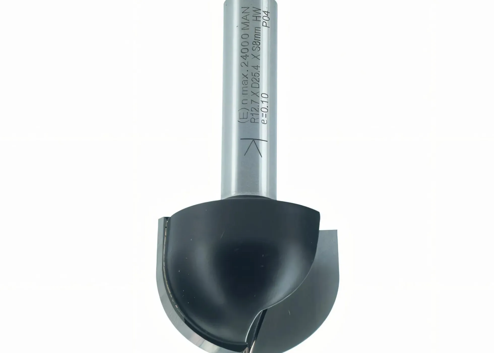 Hohlkehlfräser HM Z2 R: 12,7mm NL: 19mm SL: 32 mm