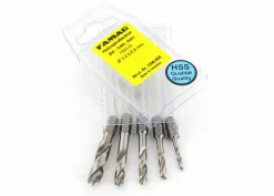 Holzspiralbohrer-Bits kurz HSS-G 5-tlg.