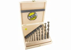 Holzspiralbohrer Satz HSS-G 10-tlg.