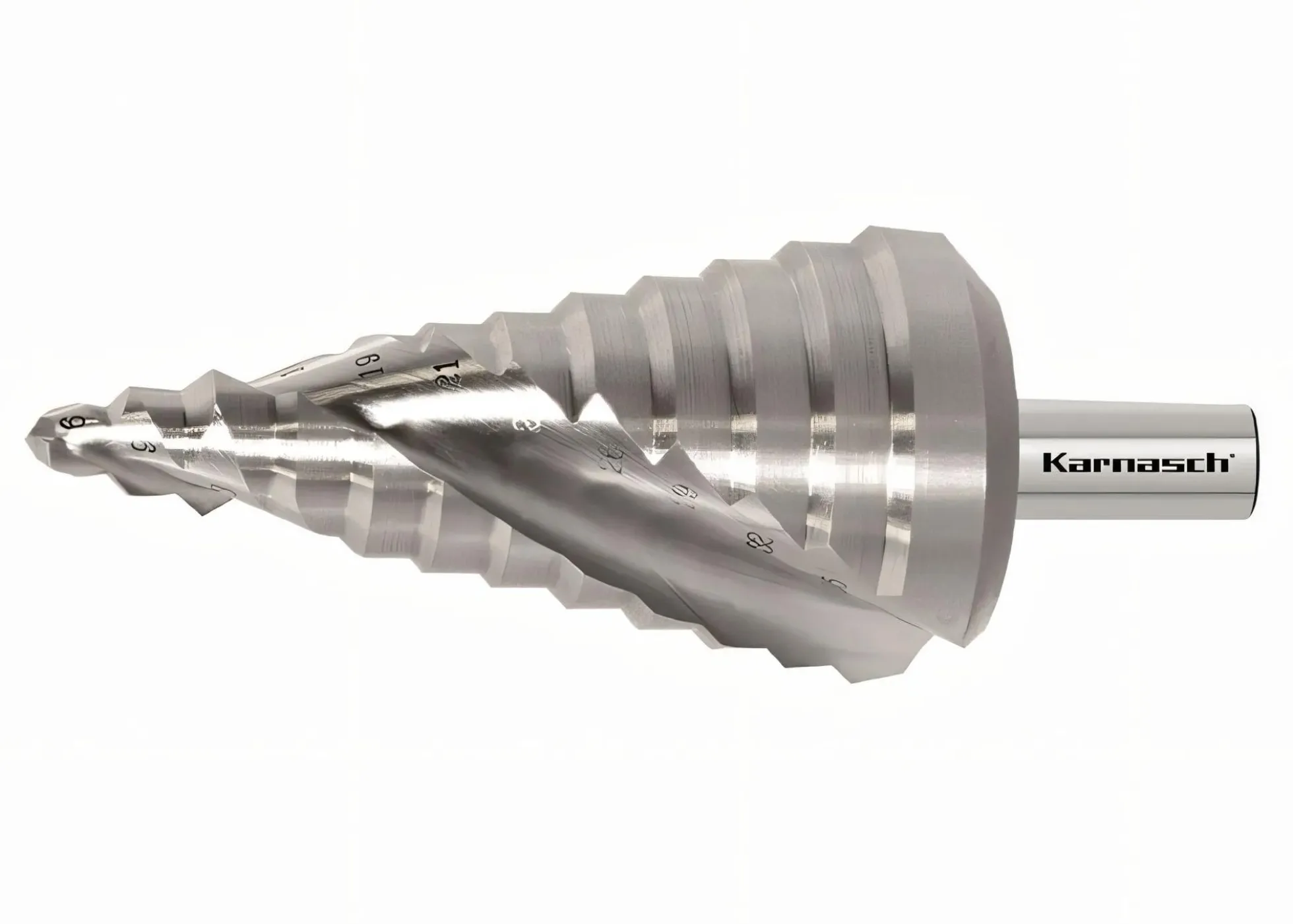 HSS-XE Stufenbohrer spiral genutet