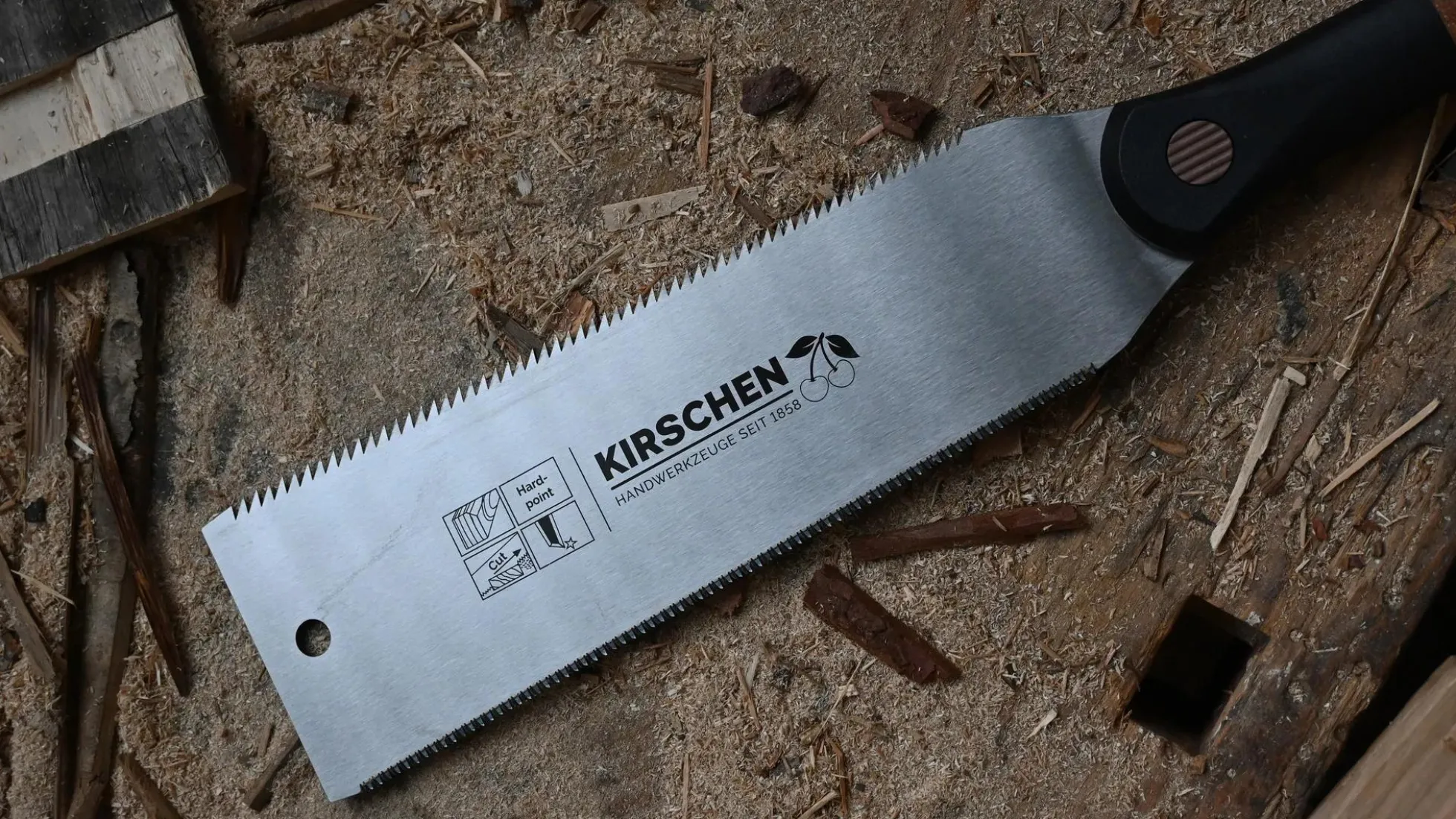 KIRSCHEN "Ryoba" Feinschnittsäge mit Korkgriff