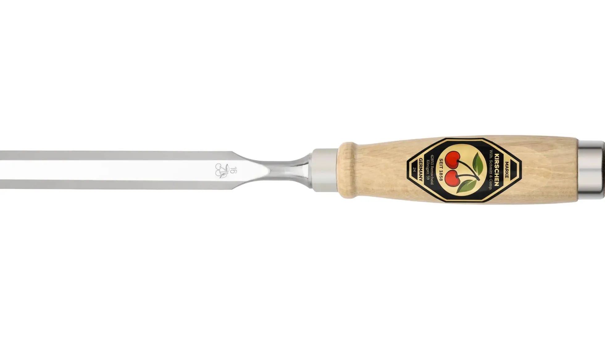 KIRSCHEN Stechbeitel mit Weißbuchenheft, 16 mm