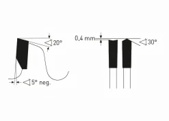 Kreissägeblatt HM 350 x 3,5/2,5 x 30 mm, Z= 72