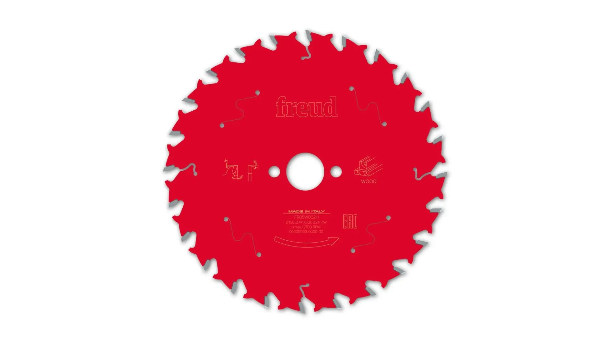 Kreissägeblatt HM 150 x 2.4/1.6 x 20 mm, Z=24