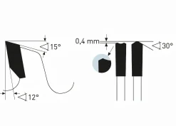 Kreissägeblatt HM 220 x 2,9/2,0 x 30 mm, Z= 48