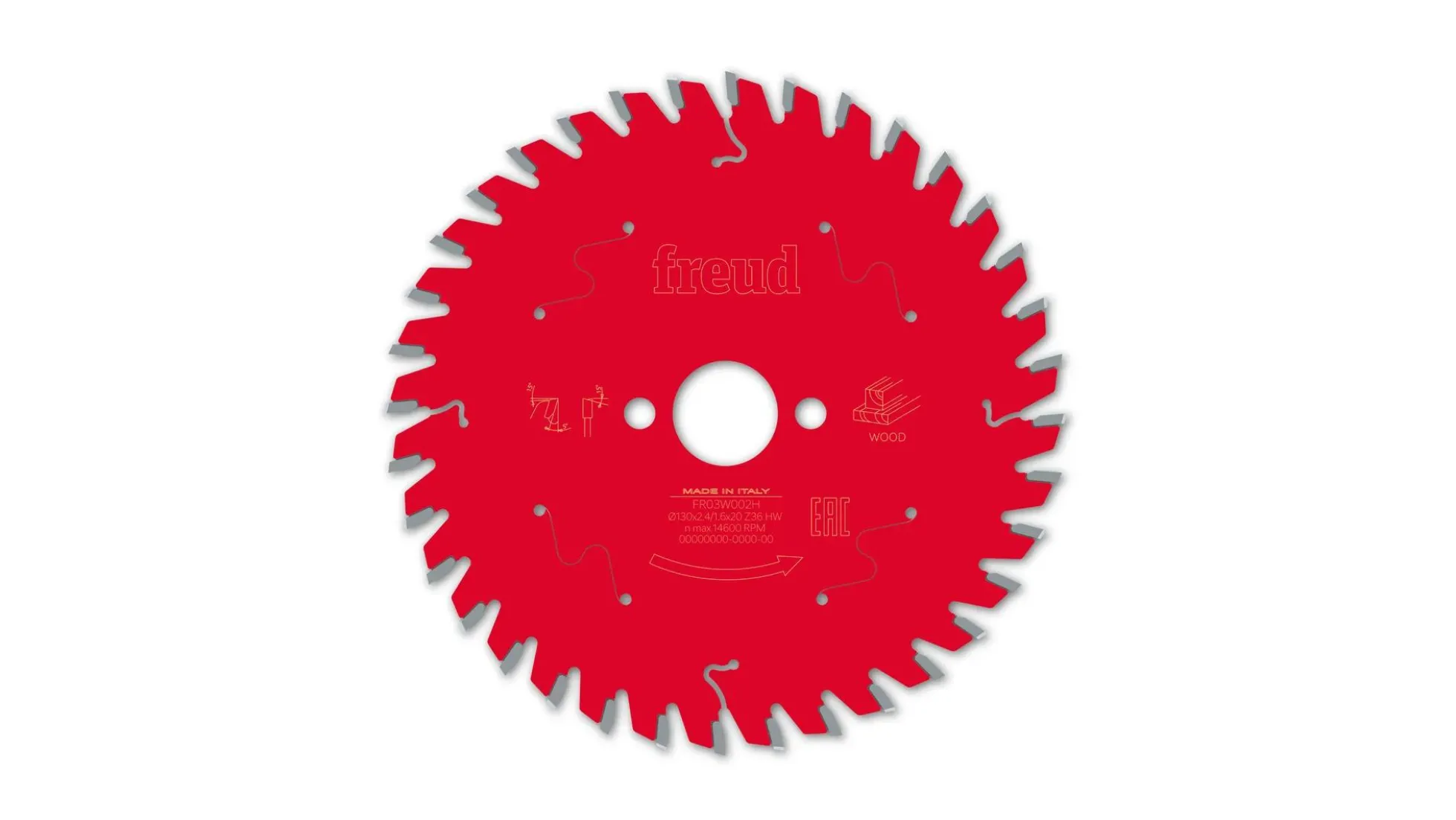 Kreissägeblatt HM 130 x 2.4/1.6 x 20 mm, Z=36