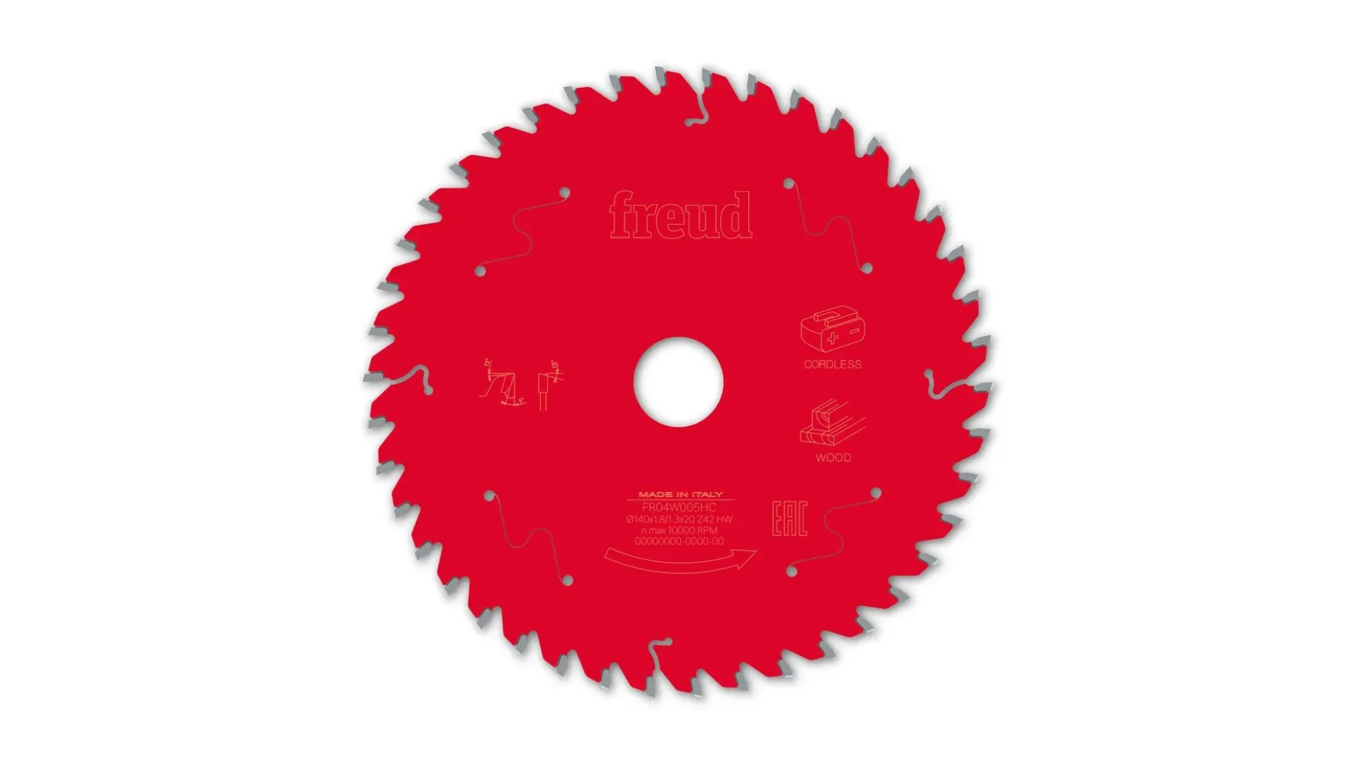 Kreissägeblatt HM 140 x 1.8/1.3 x 20 mm, Z=42
