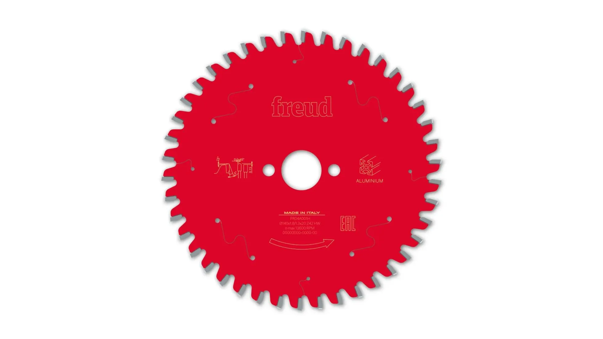 Kreissägeblatt HM 140 x 1.8/1.3 x 20 mm, Z=42