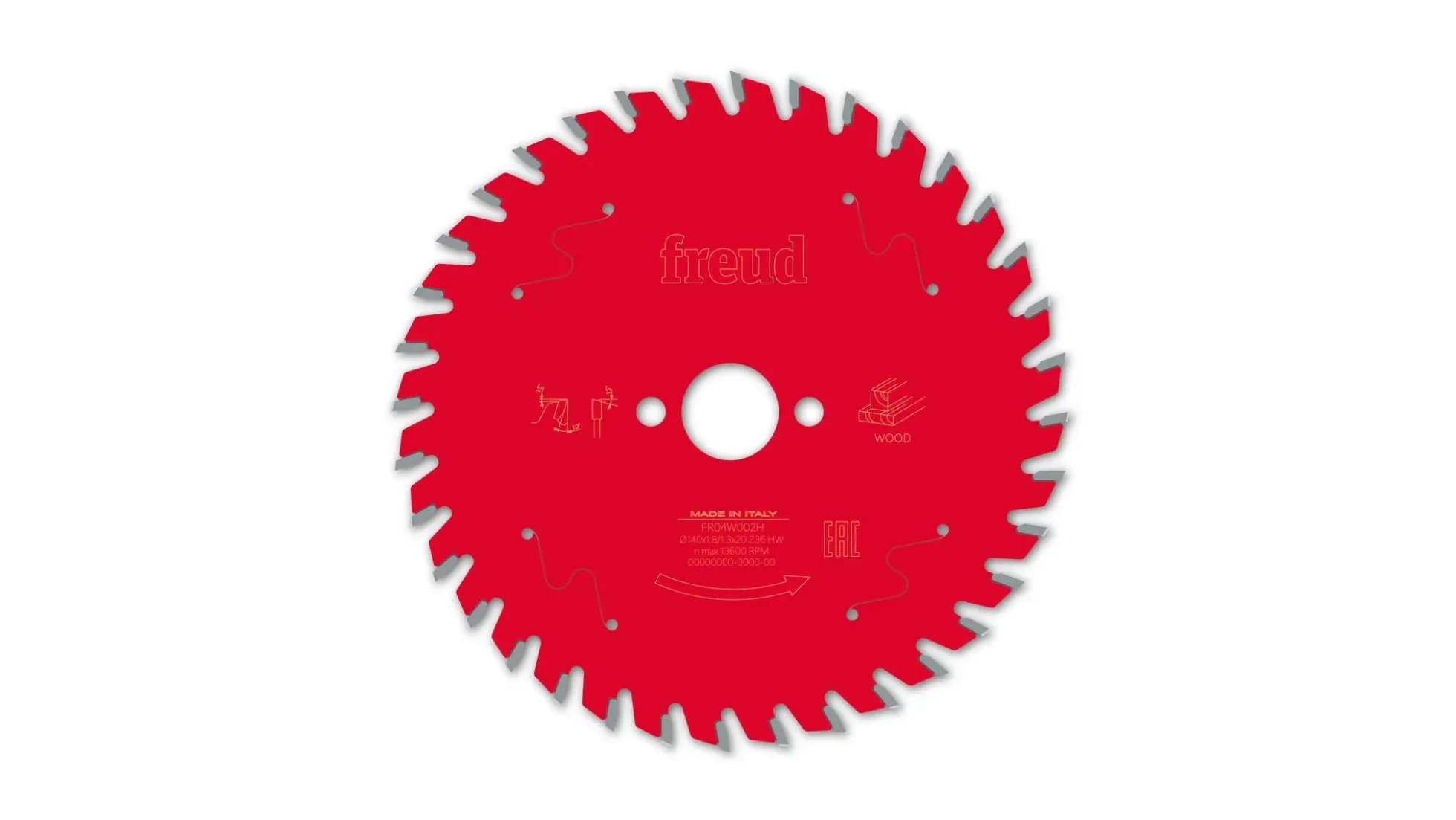 Kreissägeblatt HM 140 x 1.8/1.3 x 20 mm, Z=36