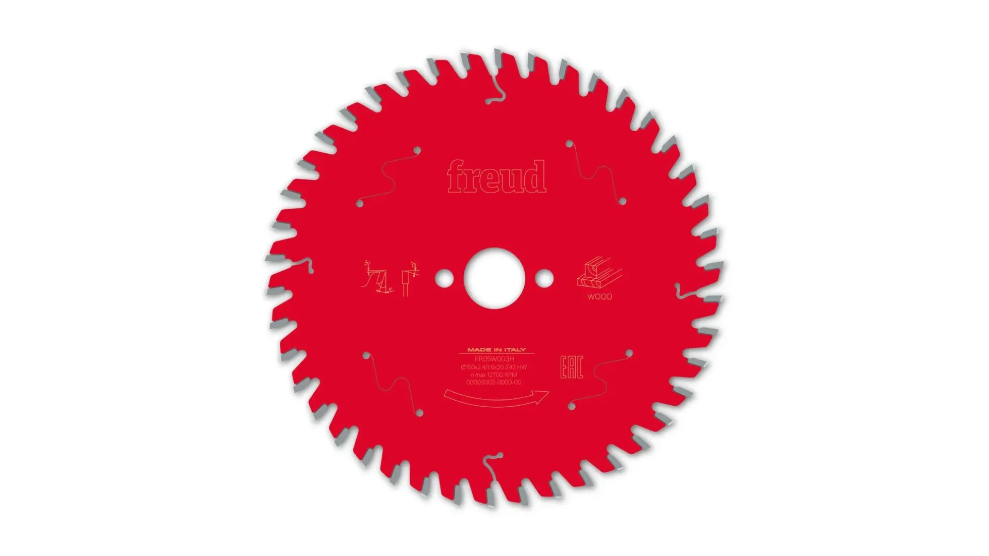 Kreissägeblatt HM 150 x 2.4/1.6 x 20 mm, Z=42
