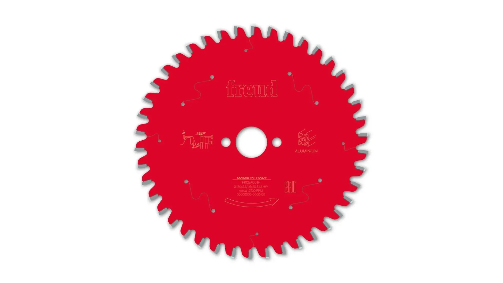 Kreissägeblatt HM 150 x 2.5/1.6 x 20 mm, Z=42