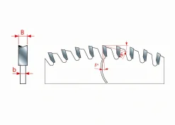 Kreissägeblatt HM 150 x 2,0/1,4 x 30 mm, Z=48