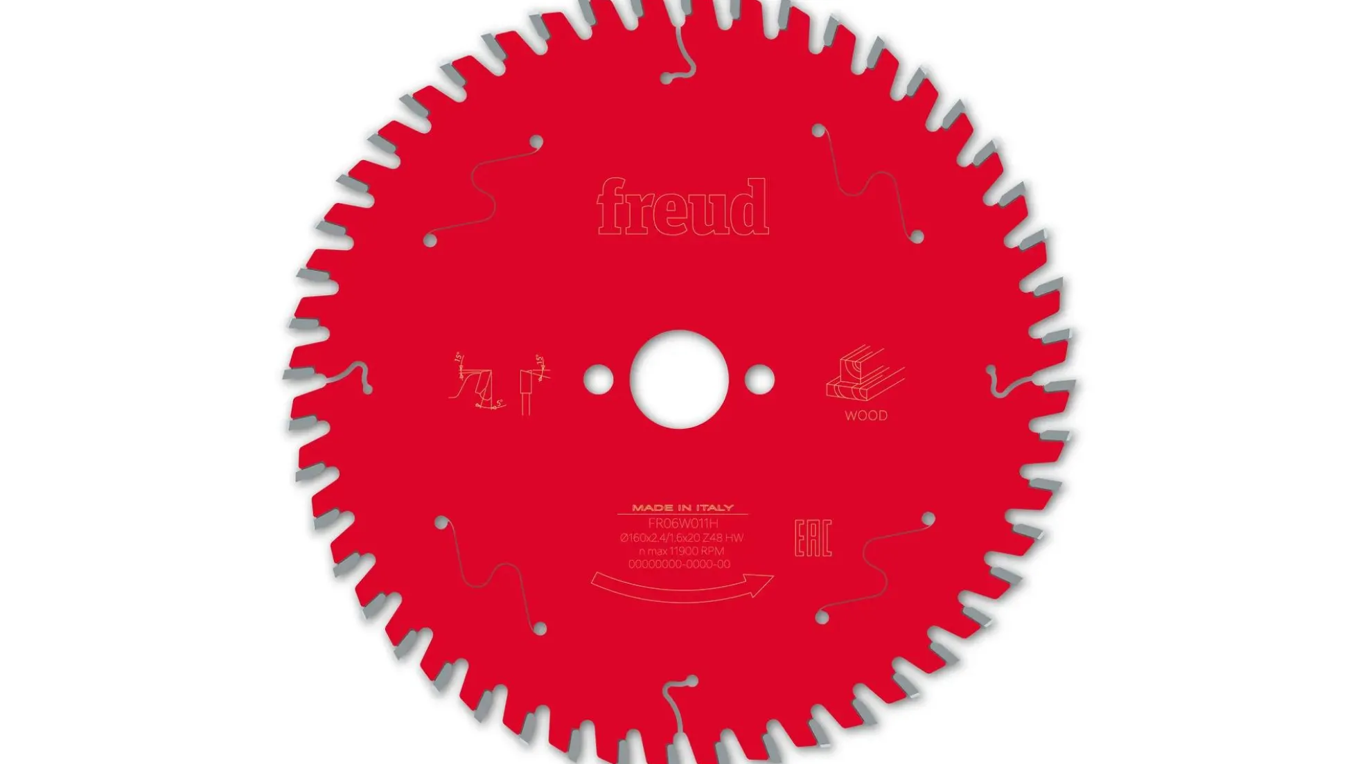 Kreissägeblatt HM 160 x 2.4/1.6 x 20 mm, Z=48