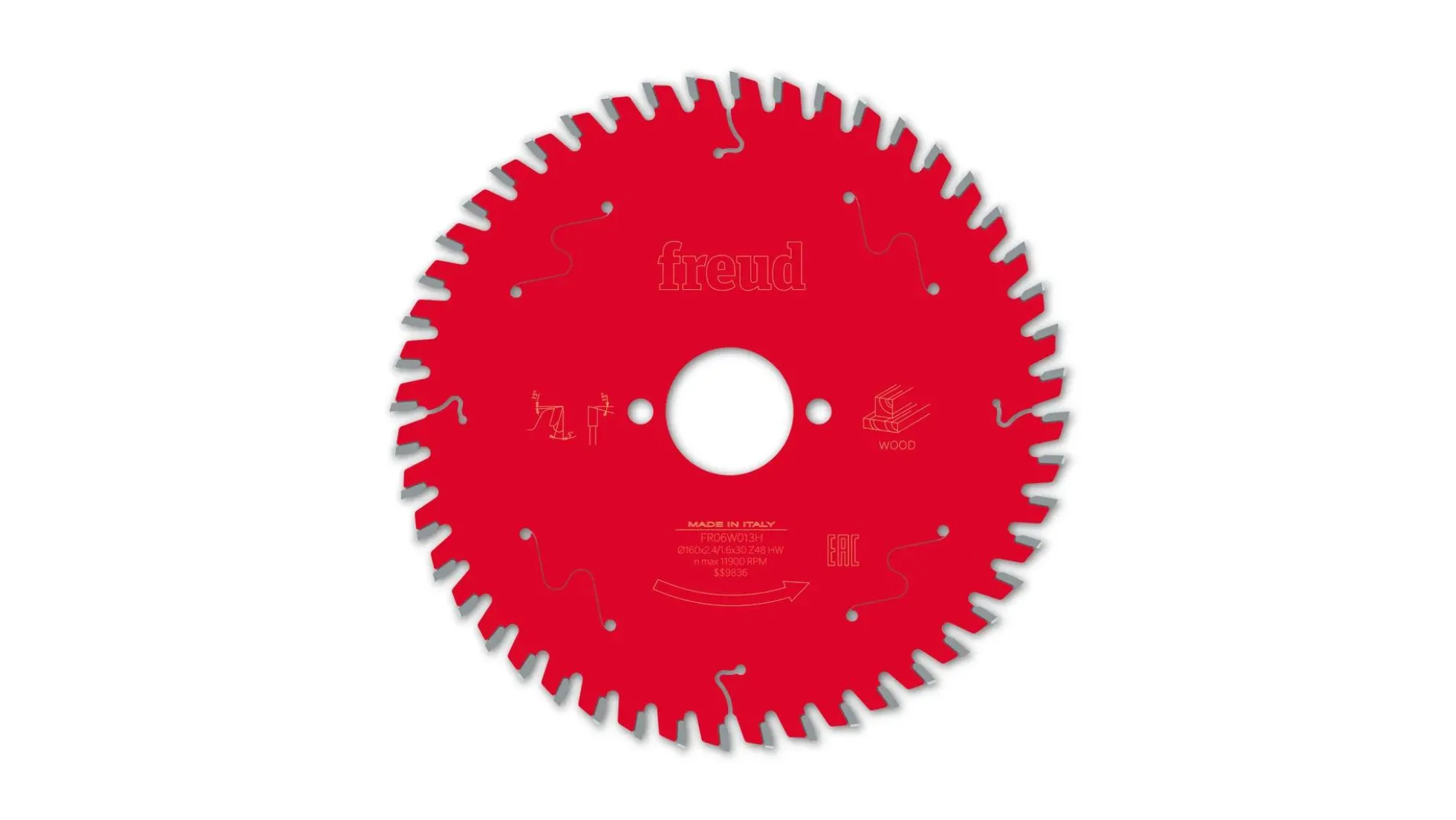 Kreissägeblatt HM 160 x 2.4/1.6 x 30 mm, Z=48