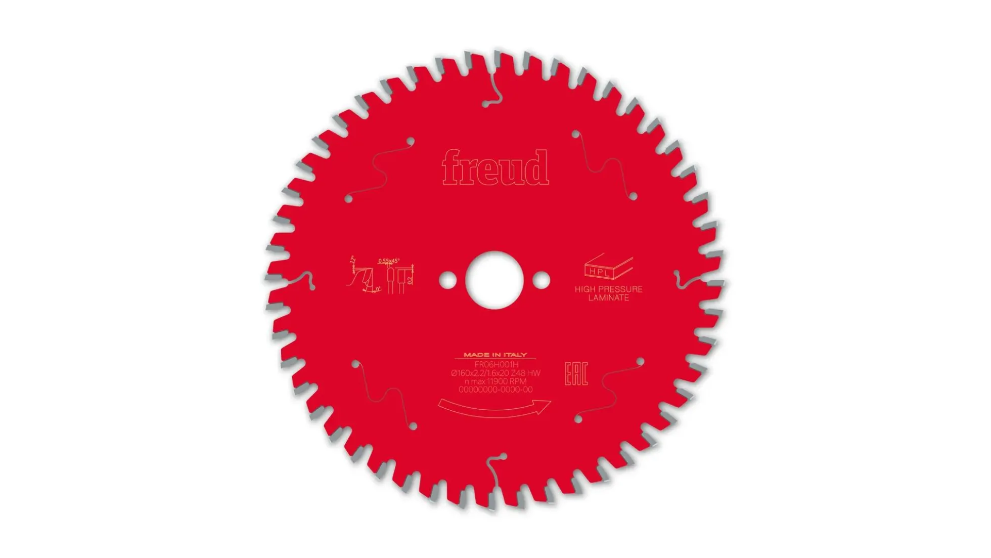 Kreissägeblatt HM 160 x 2.2/1.6 x 20 mm, Z=48