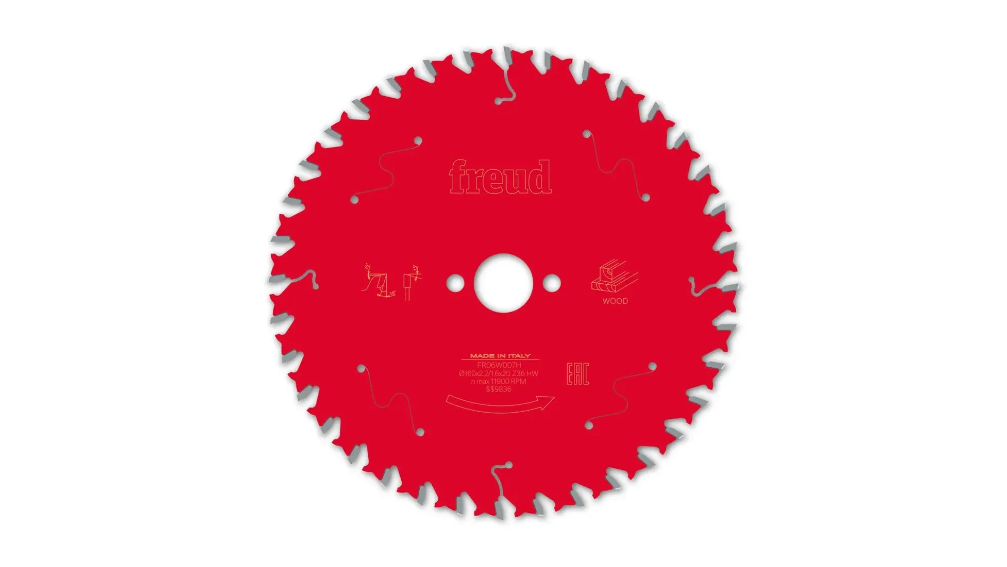 Kreissägeblatt HM 160 x 2.2/1.6 x 20 mm, Z=36