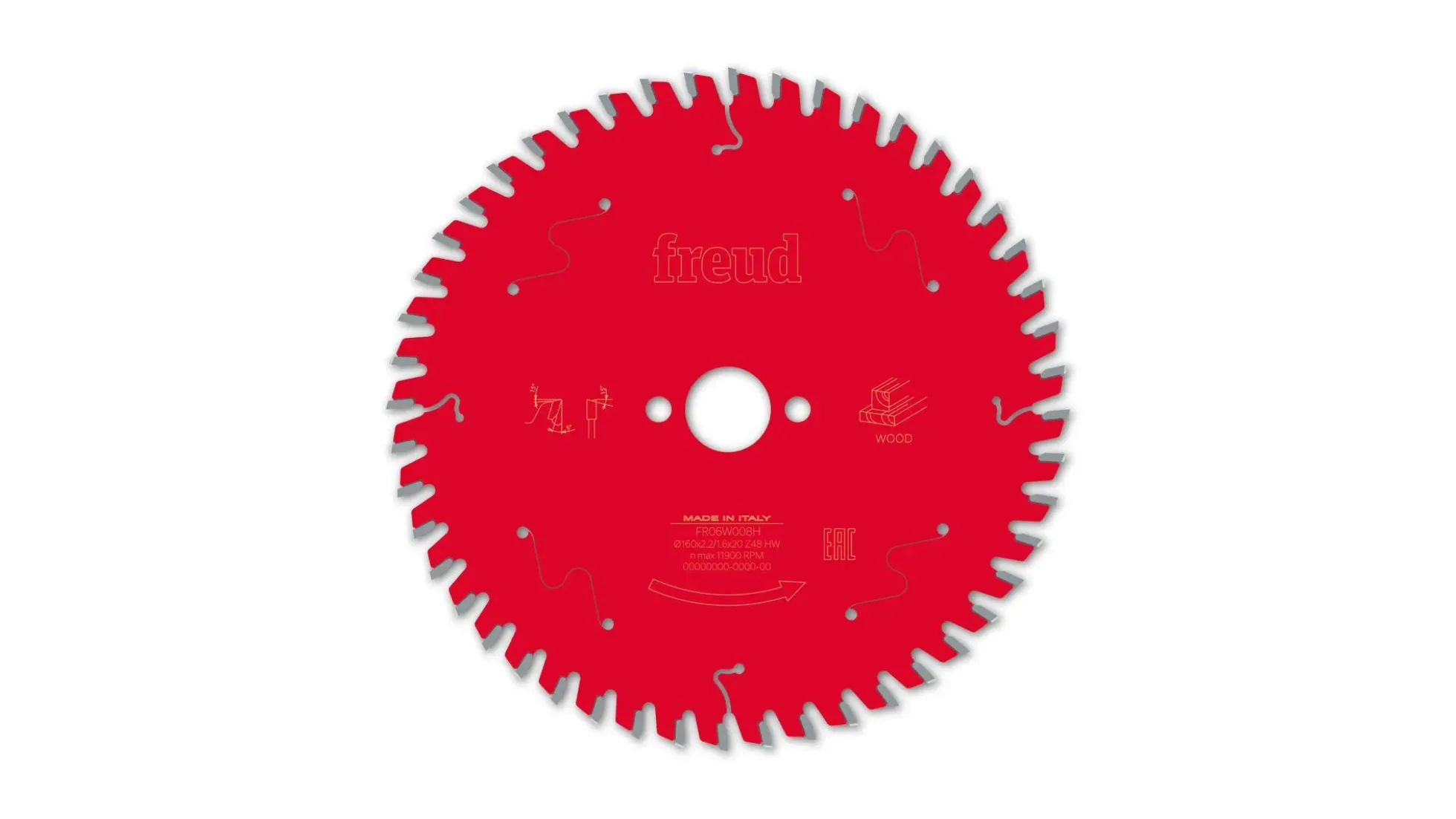 Kreissägeblatt HM 160 x 2.2/1.6 x 20 mm, Z=48