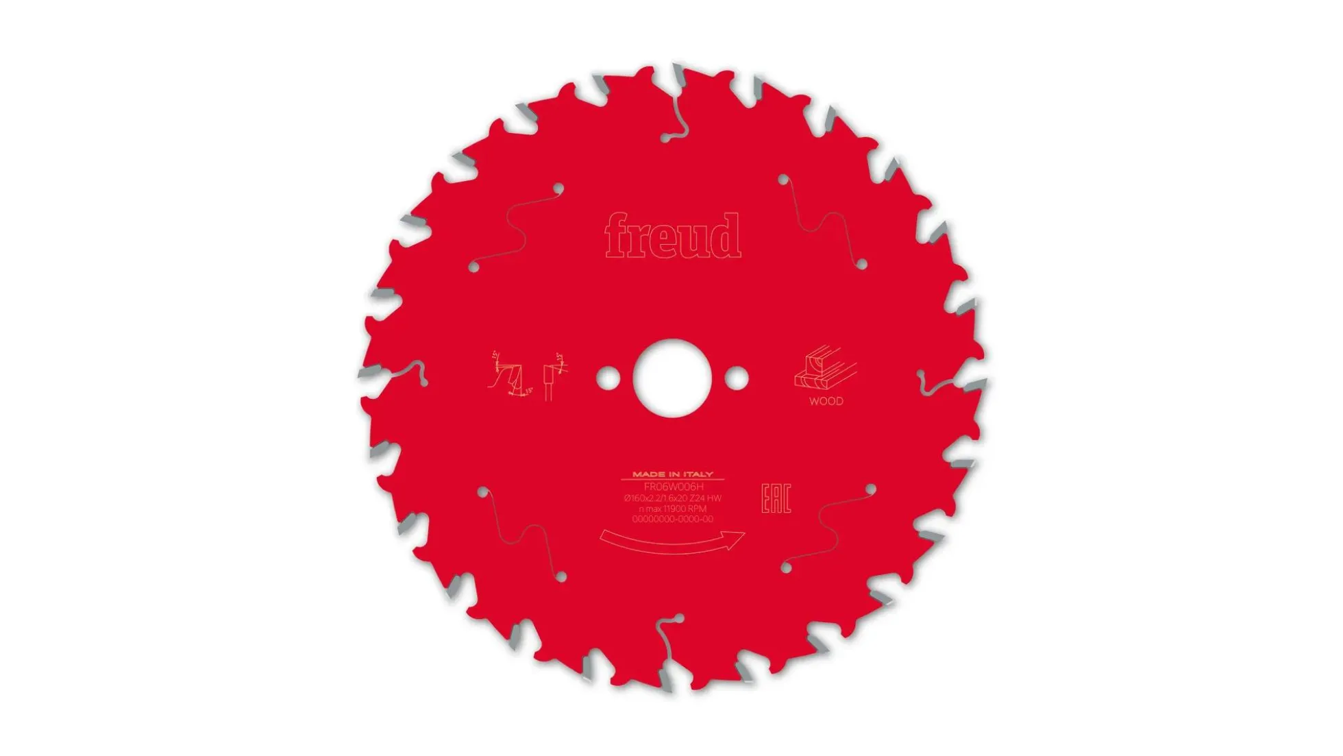 Kreissägeblatt HM 160 x 2.2/1.6 x 20 mm, Z=24