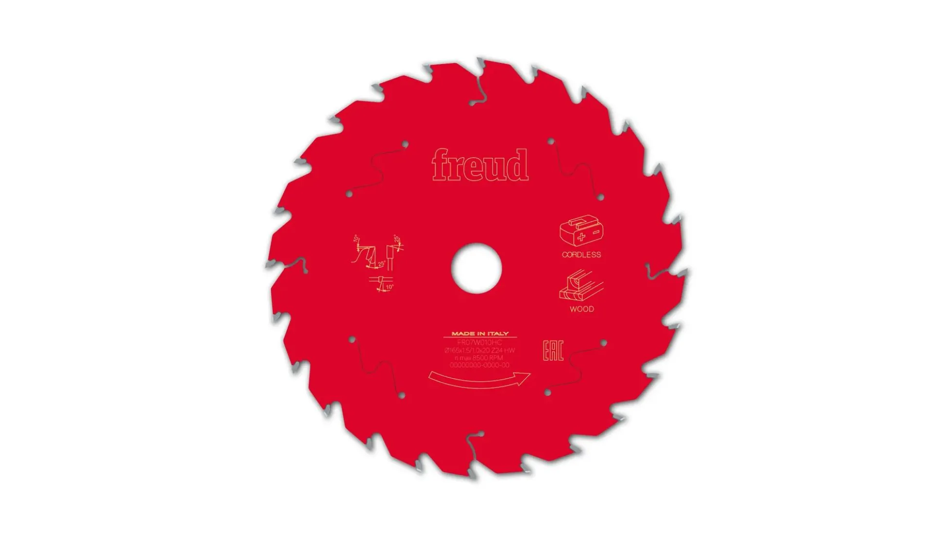 Kreissägeblatt HM 165 x 1.5/1.0 x 20 mm, Z=24