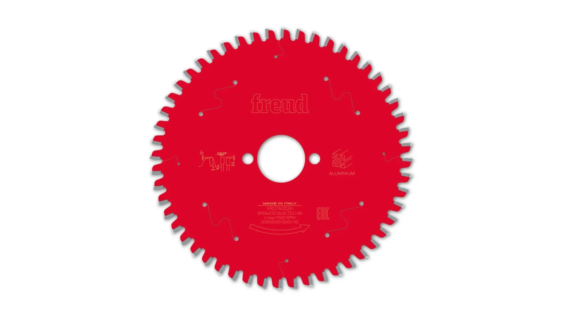 Kreissägeblatt HM 165 x 2.5/1.6 x 30 mm, Z=52