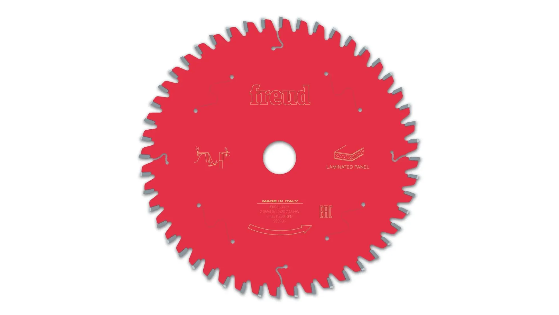 Kreissägeblatt HM 168 x 1.8/1.2 x 20 mm, Z=48
