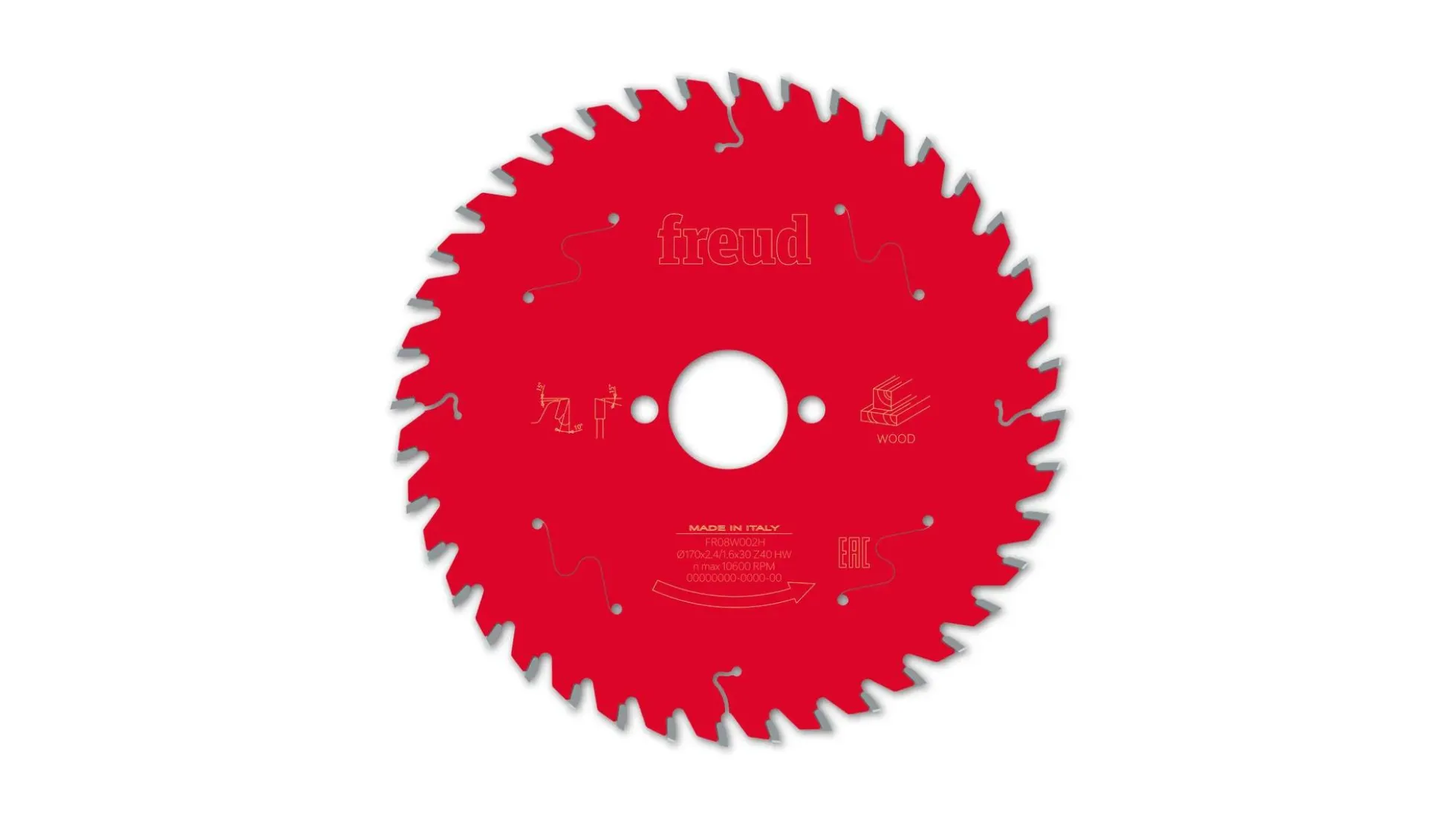 Kreissägeblatt HM 170 x 2.4/1.6 x 30 mm, Z=40