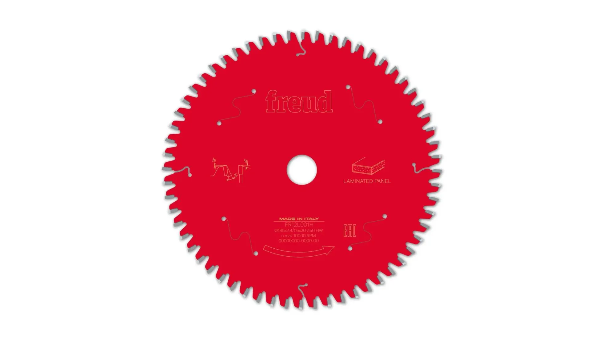 Kreissägeblatt HM 185 x 2.4/1.6 x 20 mm, Z=60
