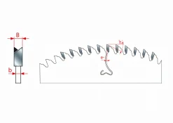 Kreissägeblatt HM 190 x 2,5/1,8 x 30 mm, Z=48