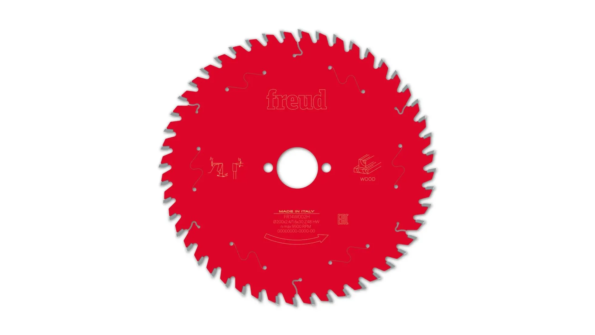 Kreissägeblatt HM 200 x 2.4/1.6 x 30 mm, Z=48