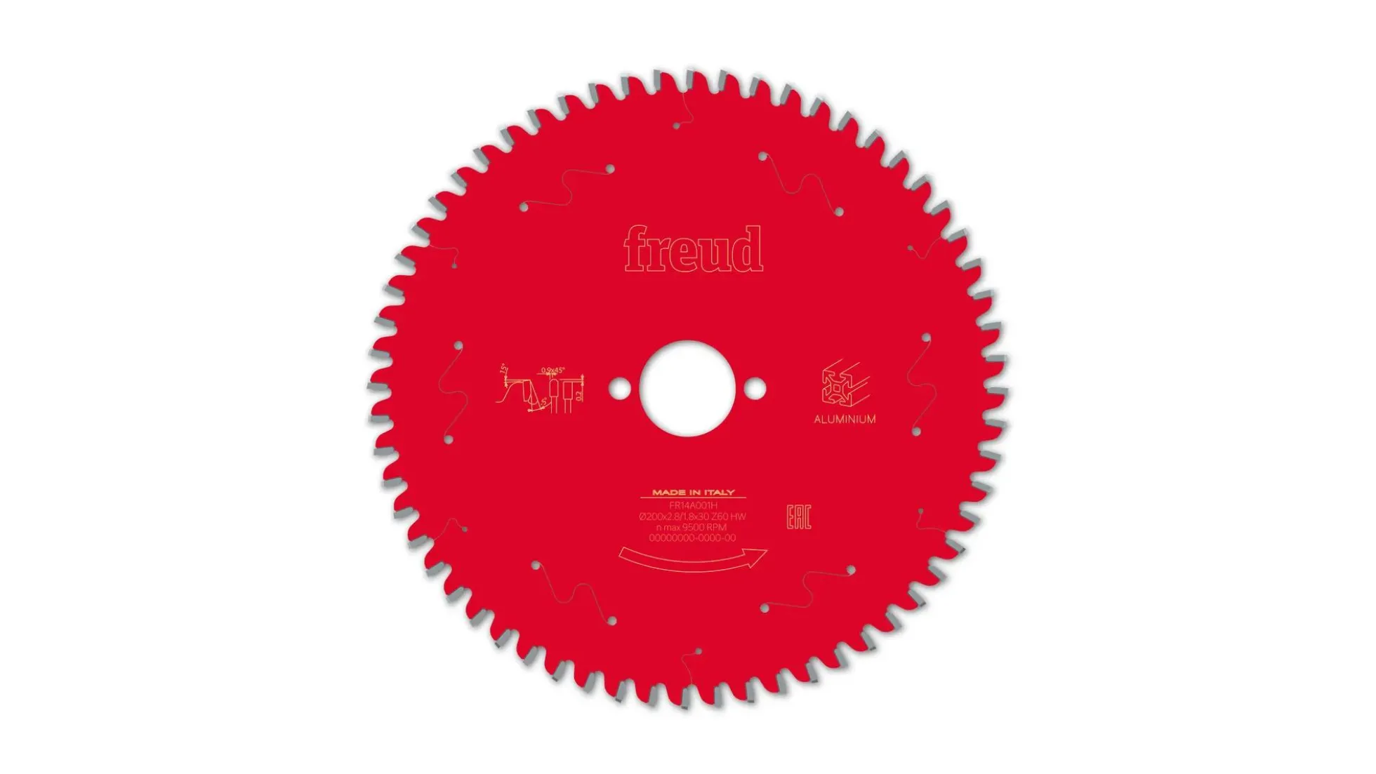 Kreissägeblatt HM 200 x 2.8/1.8 x 30 mm, Z=60