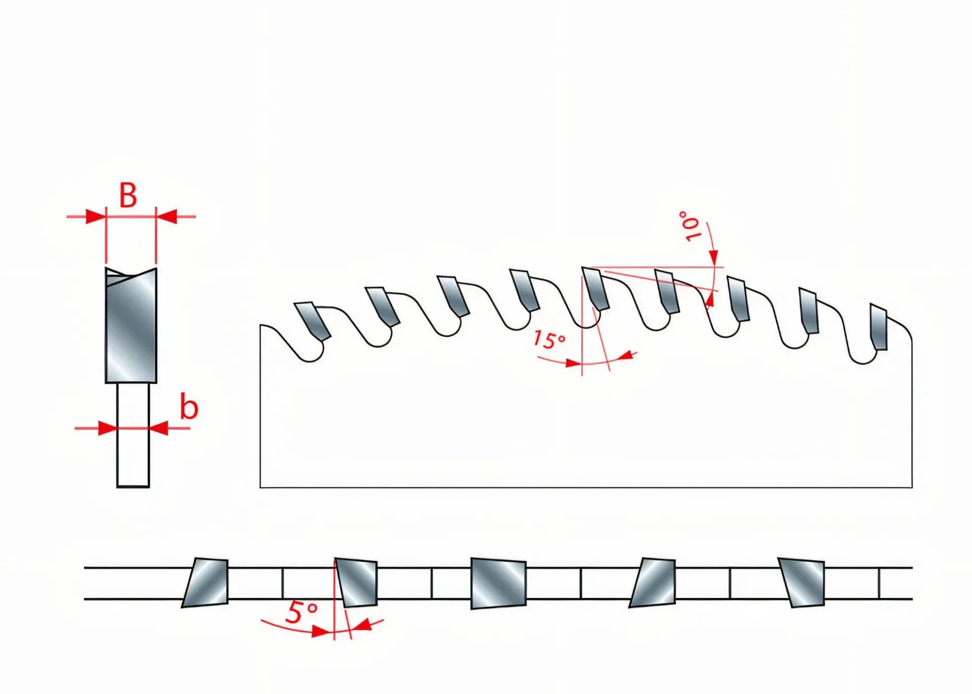Kreissägeblatt HM 203 x 2,0/1,4 x 25,4 mm, Z=90