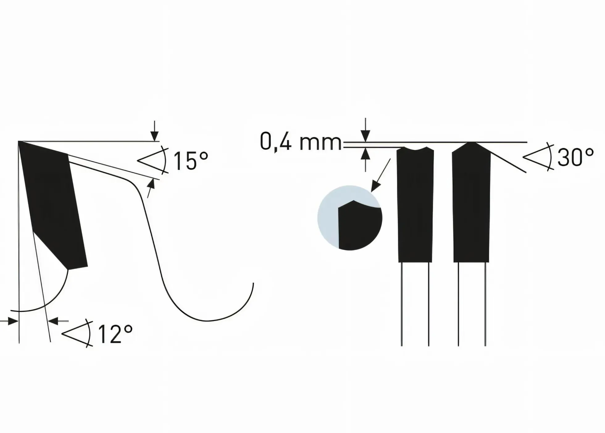Kreissägeblatt HM 210 x 2,8/1,8 x 30 mm, Z= 48