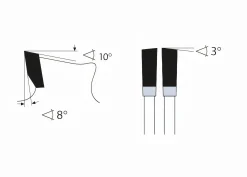 Kreissägeblatt HM 232,5 x 2,0/1,6 x 30/25,4 mm, Z=44