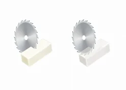 Kreissägeblatt HM 255 x 2,2/1,6 x 25,4 mm, Z=100