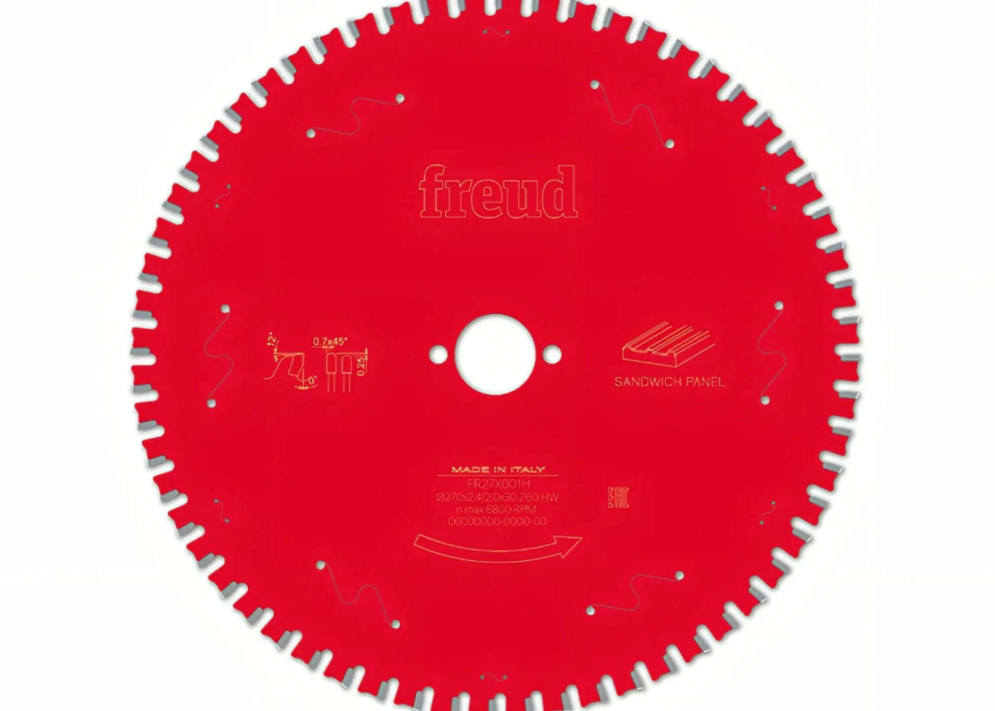 Kreissägeblatt HM 270 x 2.4/2.0 x 30 mm, Z=60