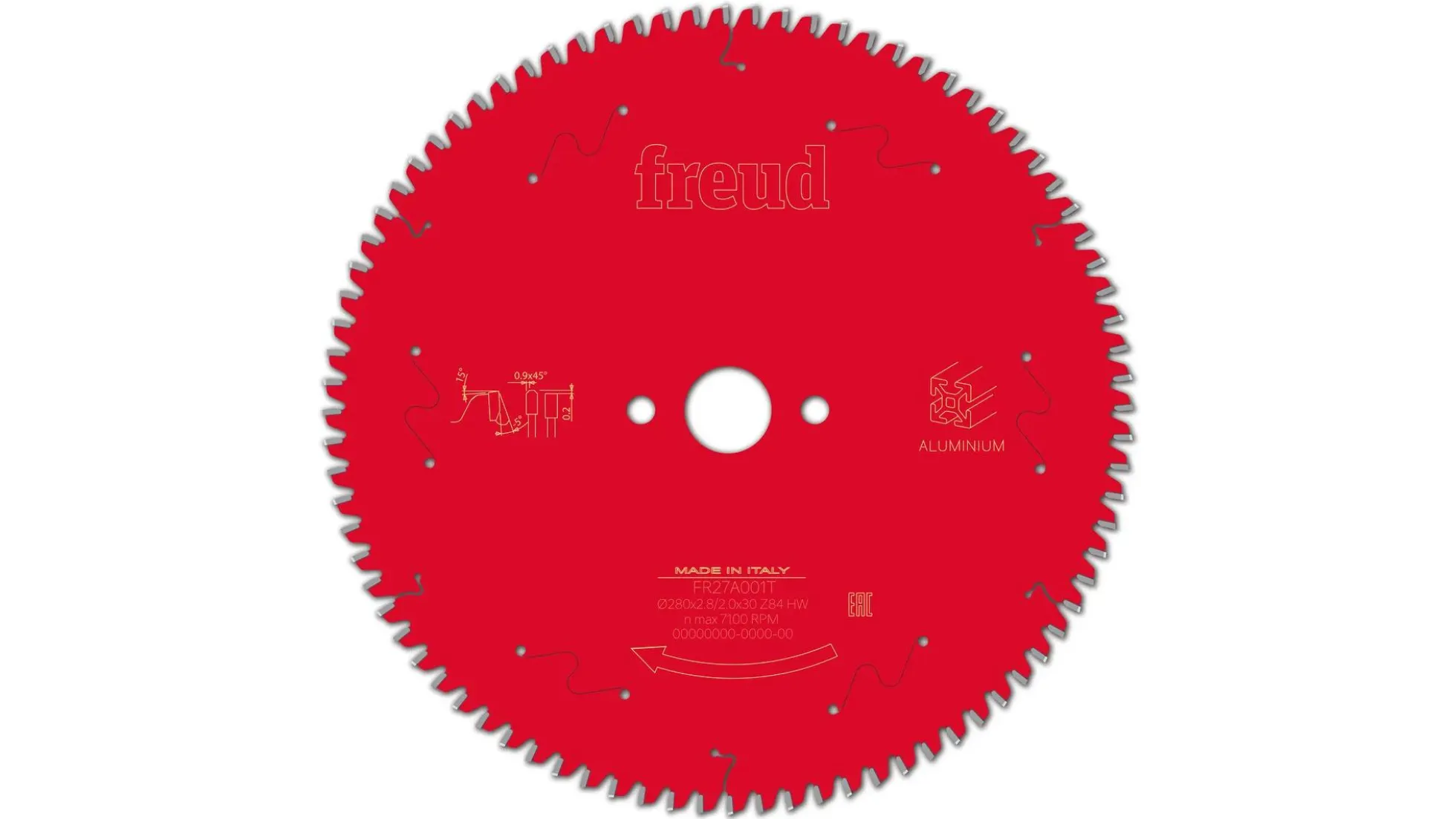 Kreissägeblatt HM 280 x 2,8/2 x 30 mm, Z=84