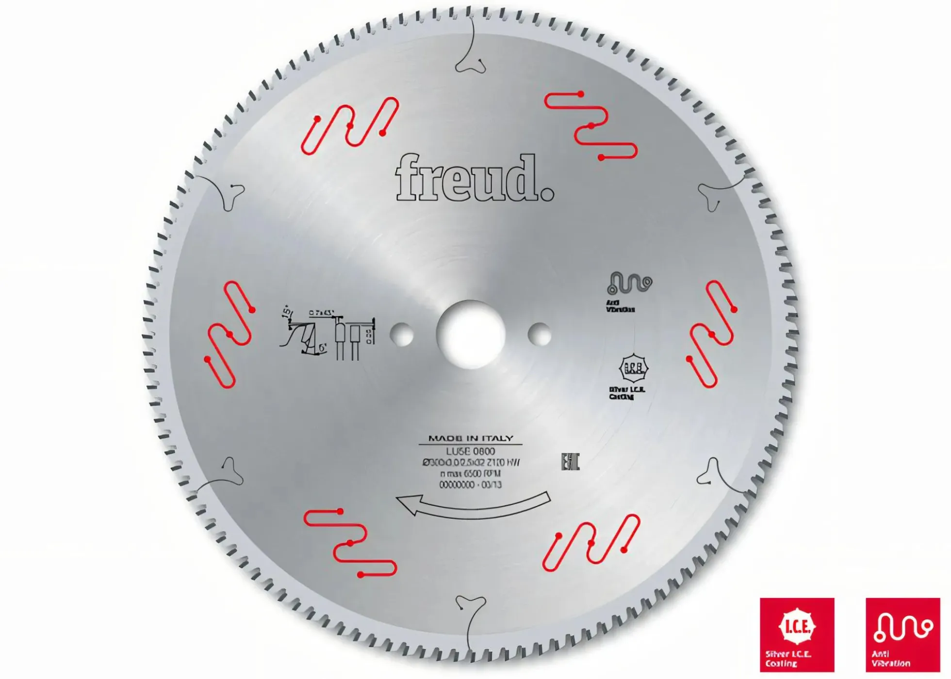 Kreissägeblatt HM 250 x 2,8/2,2 x 30 mm, Z=100 TFZ