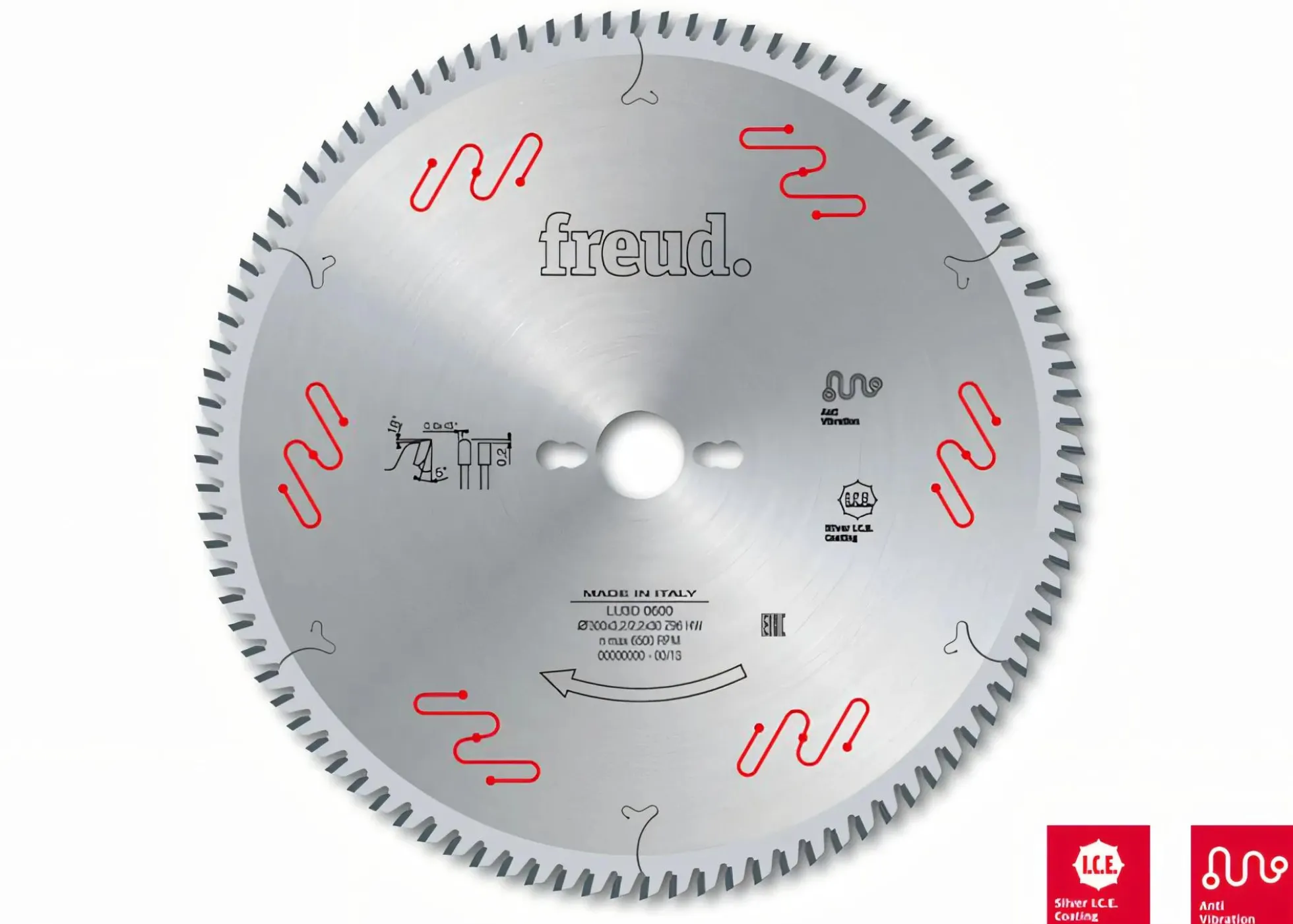 Kreissägeblatt HM 250 x 3,2/2,2 x 30 mm, Z=80 TFZ