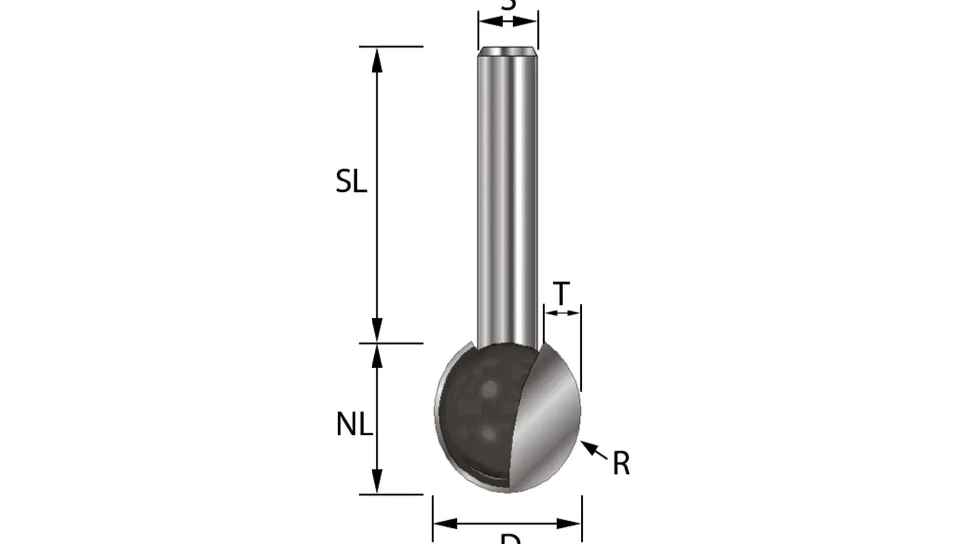 Kugelfräser D12