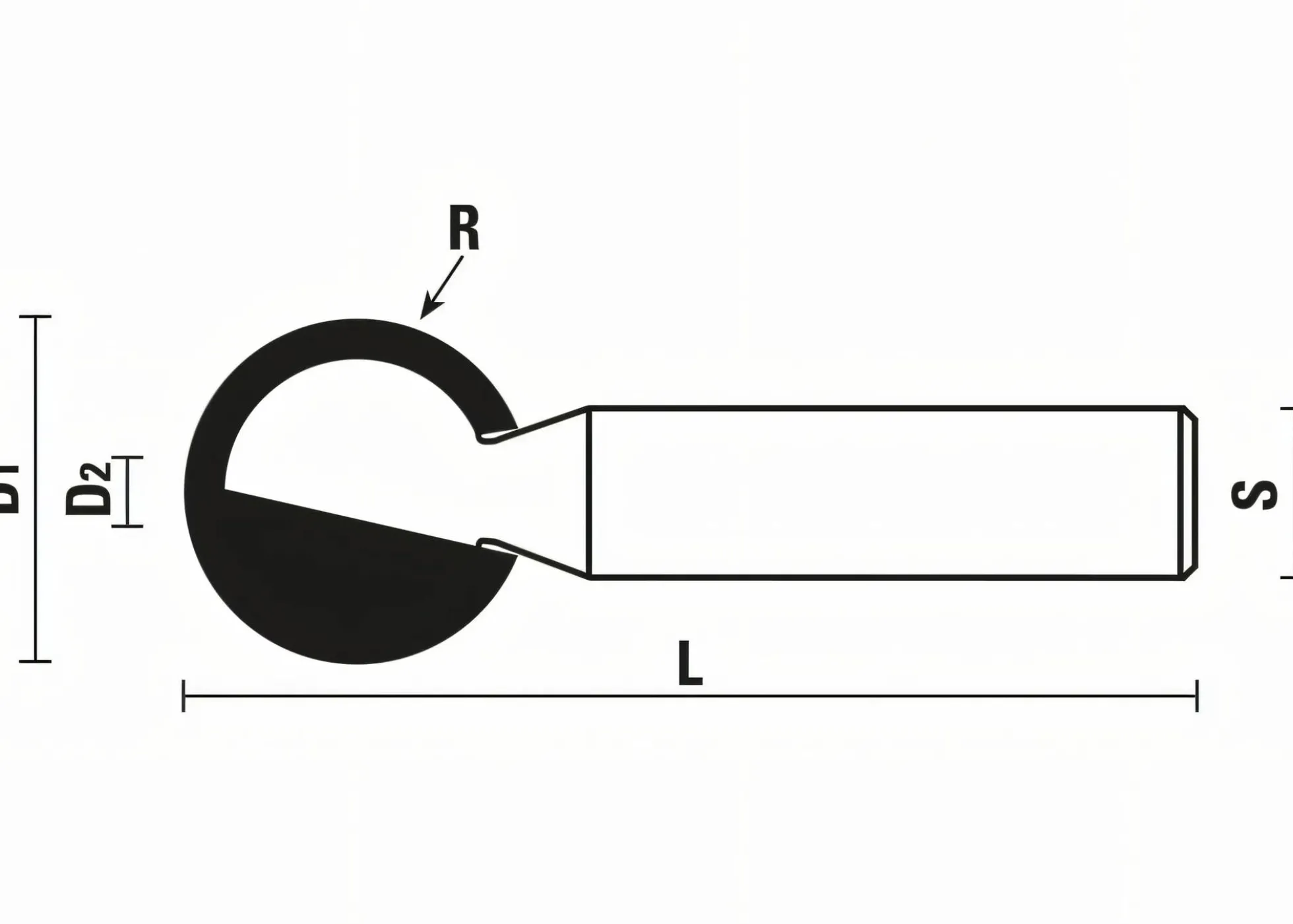 Kugelfräser D1 16 mm