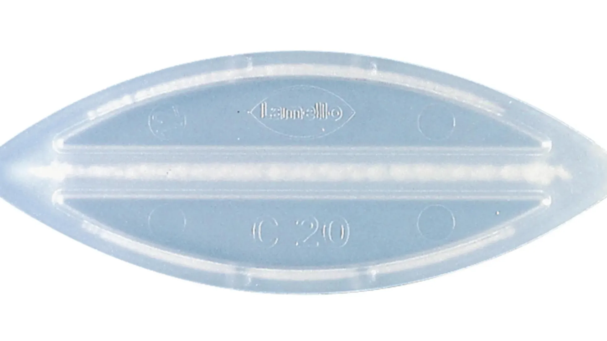 LAMELLO C20 transparente Lamelle, 250 Stück