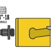 Mandrex MXqs ONE-CLICK Adapter mit 5/8"-18 UNF-Gewinde