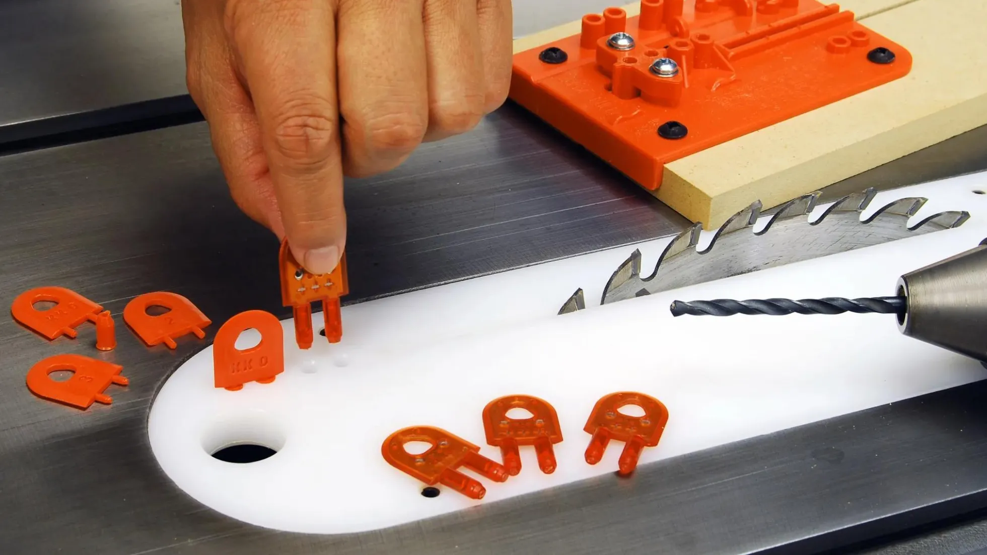 MicroJig Spaltkeilsystem für Tischkreissägen, Steel Pro
