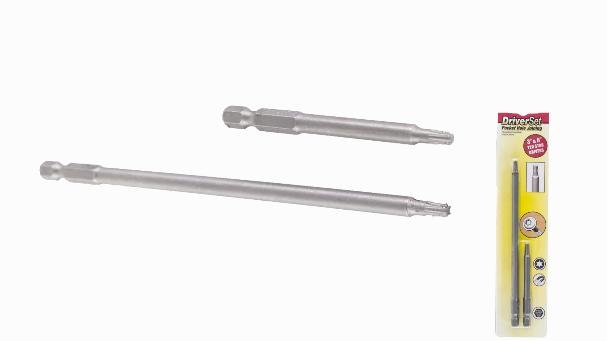 Milescraft DriverSet™ Schrauber-Bits für PocketJig 2-tlg.