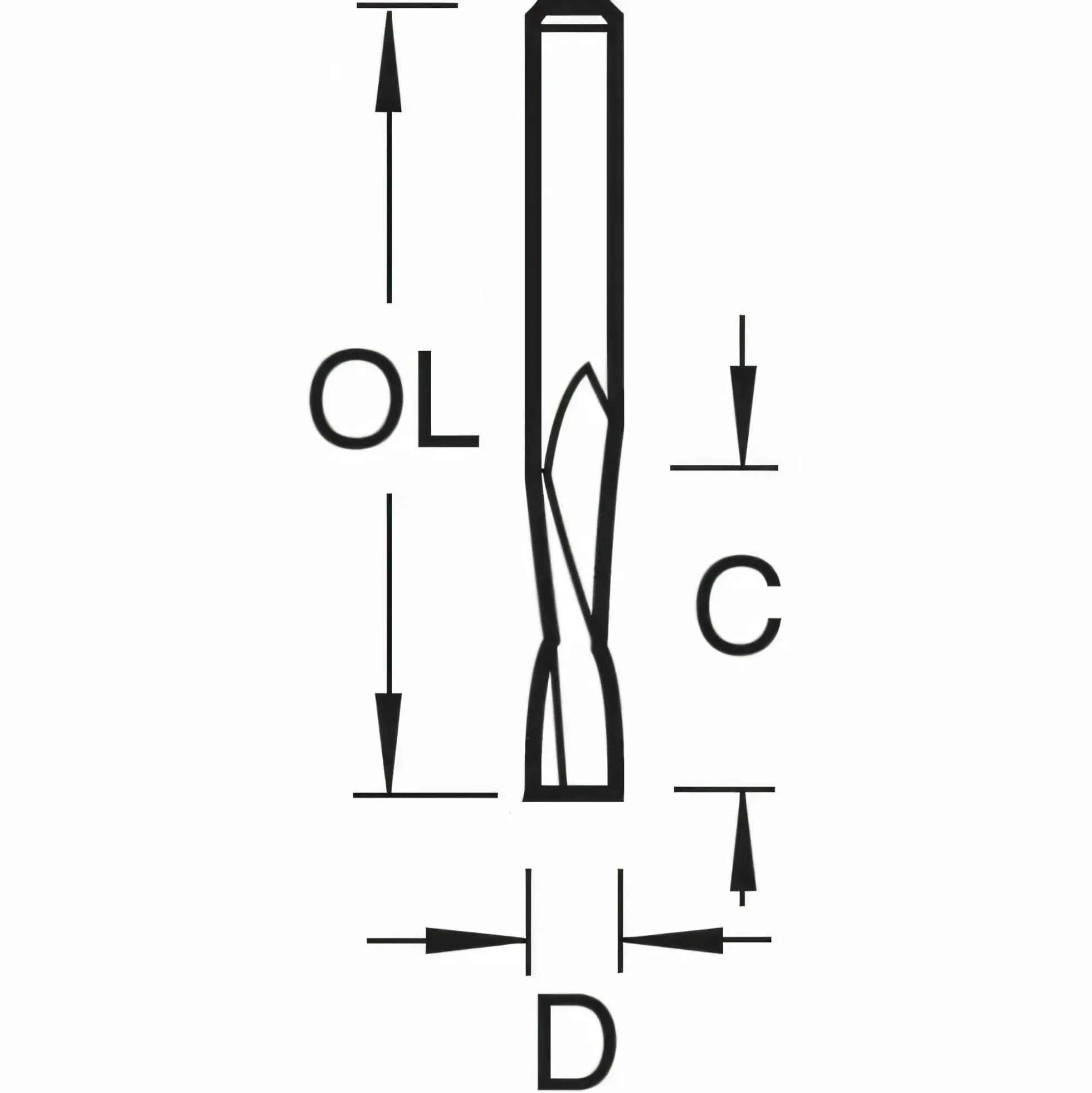 Mini Spiralnutfräser D3 S3 LD