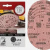 Mirka Ultimax Ligno Ø 125 mm P120, 10 Stück
