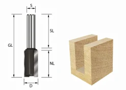 Nutfräser HW (HM) D12