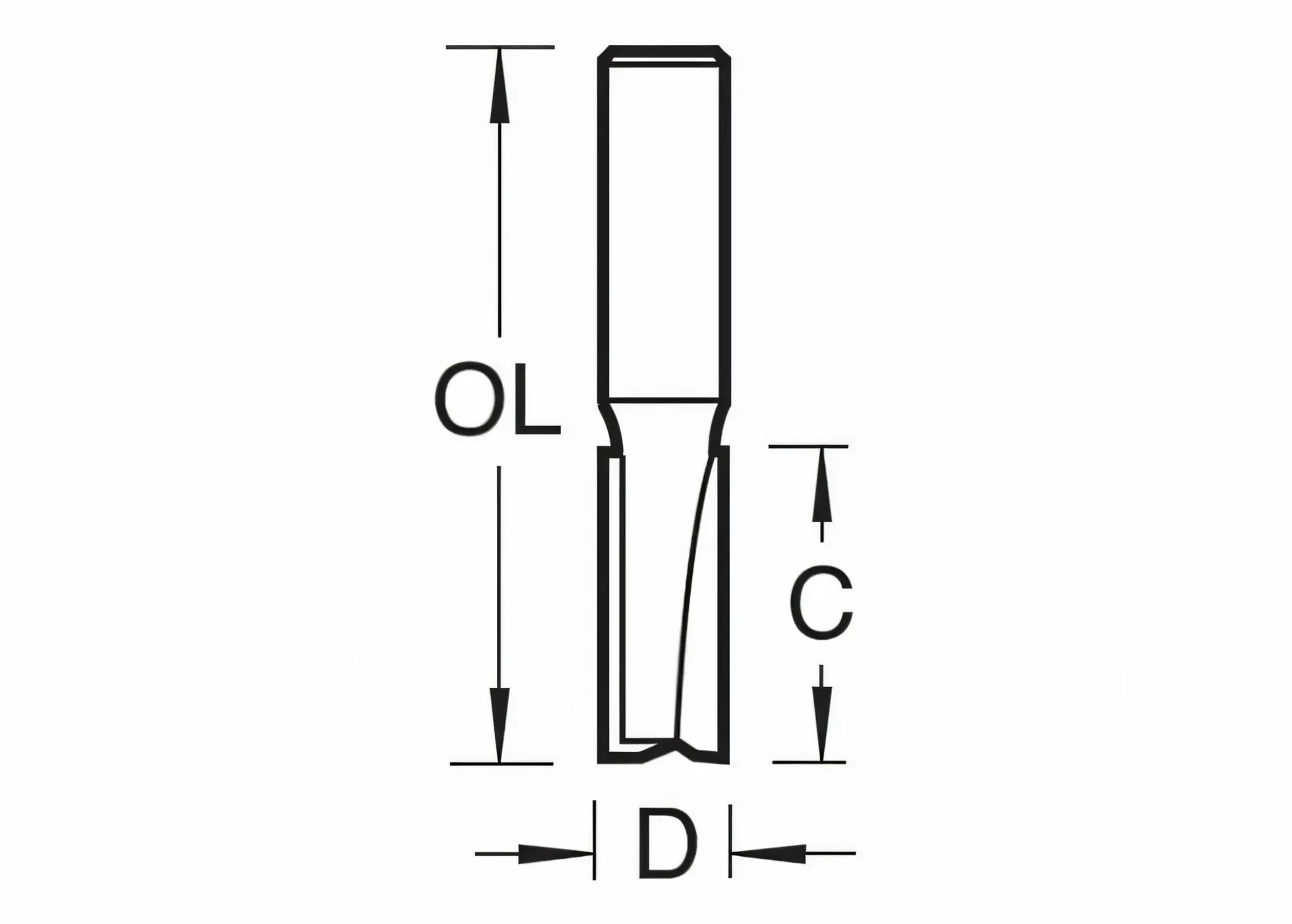 Nutfräser HW (HM) D12,7