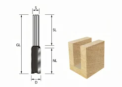 Nutfräser HW (HM) D3