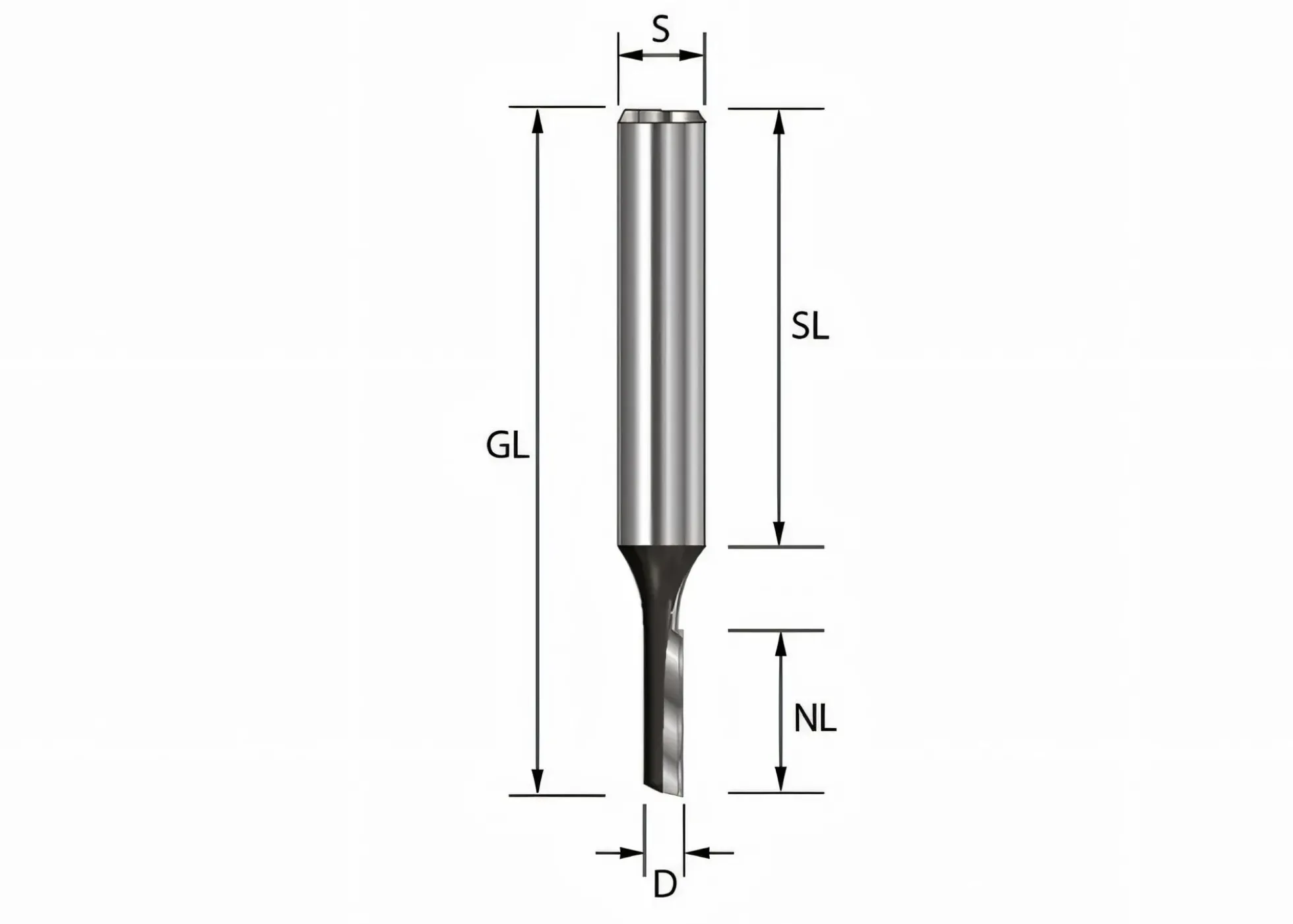 Nutfräser HW (HM) D6, AL19, S8